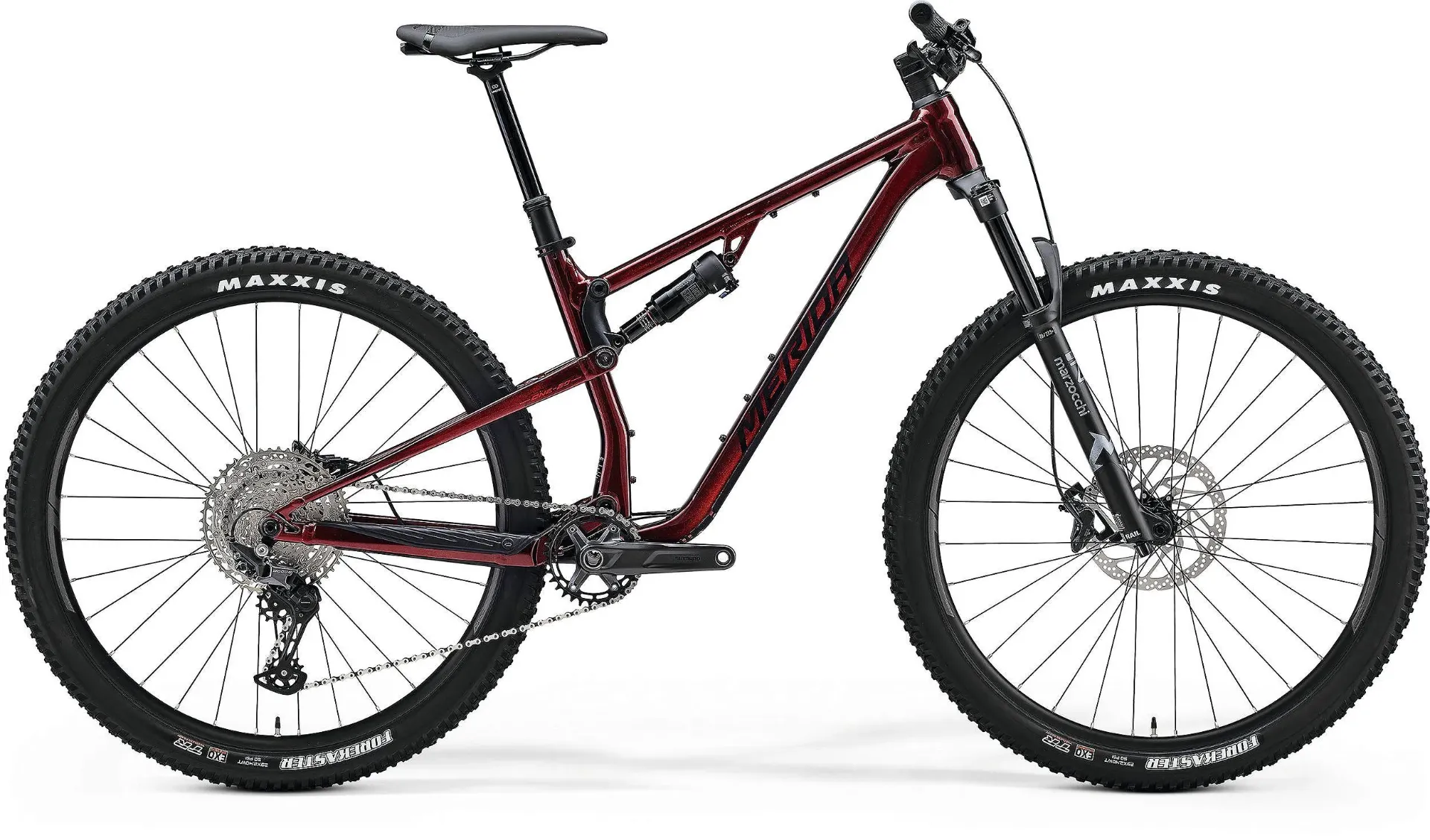 [M242660254830] Merida Heldämpad MTB One-Twenty 600 Red/Black