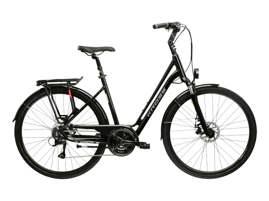 [KRST3Z28X20U009144] KROSS Cityhybrid Sentio 3.0 Svart/Silver (M)