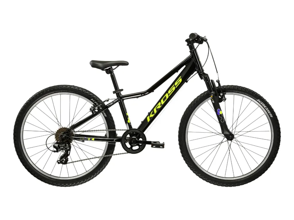 KROSS Hardtail MTB Hexagon JR 1.0 Svart/Gul