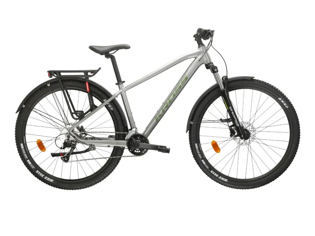KROSS Hardtail MTB Hexagon 4.0 EQ Silver/Grön