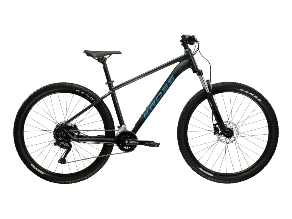 KROSS Hardtail MTB Hexagon X300 Grafit/Ljusblå
